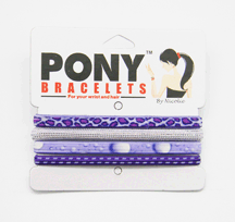 PURPLE PONY BRACELETS